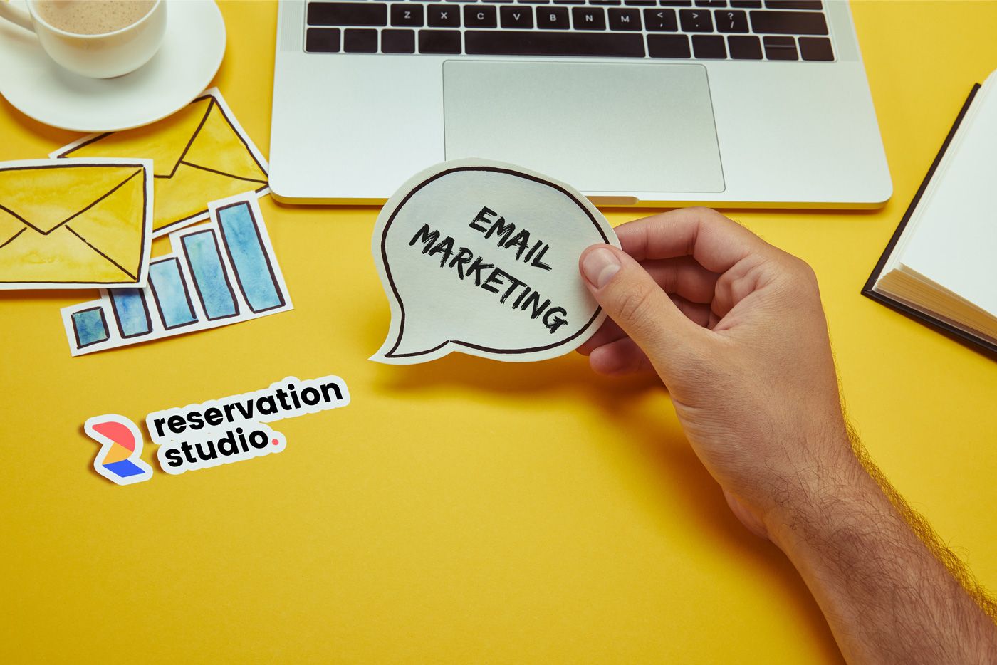 Email campaign planning for returning service clients